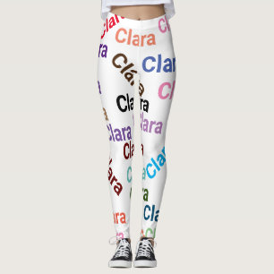 Legging SIMPLLE adicionar nomes tipografia nomes calliogra