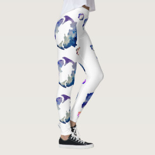 Legging Sinal da astrologia dos peixes
