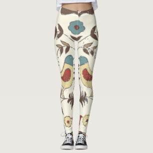Legging Sinal de Pássaro Neerlandês da Pensilvânia