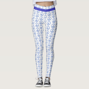 Legging Sinal de Paz em Azul