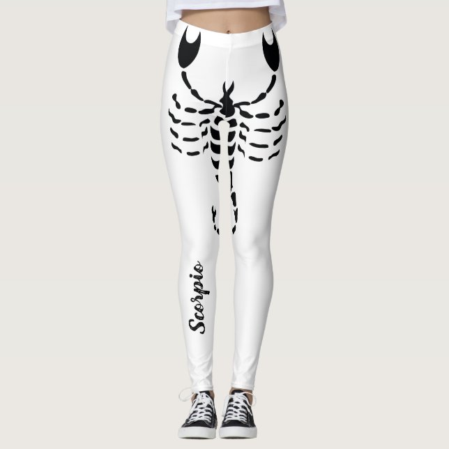Legging Sinal Scorpio Zodiac (Frente)