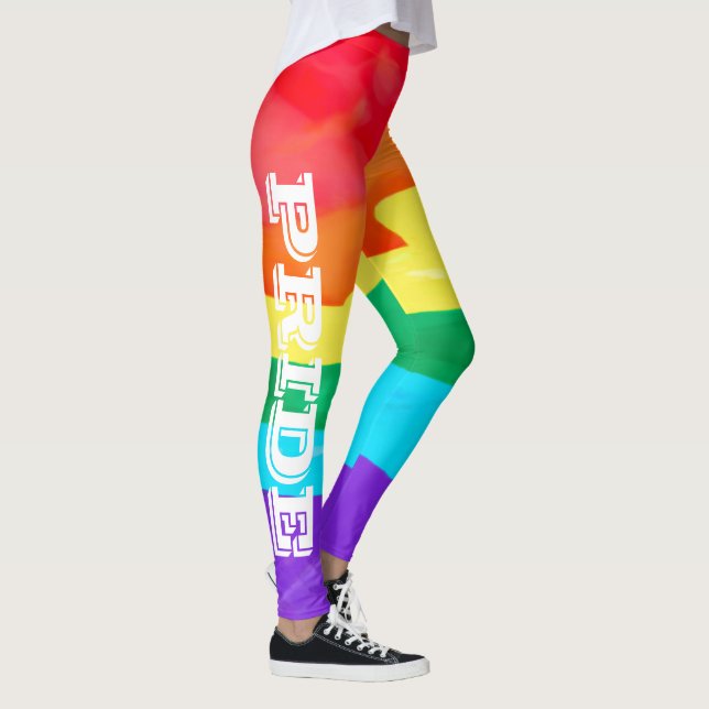 Legging Sinalizador arco-íris do orgulho LGBT (Direita)
