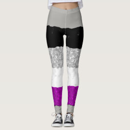 Legging Sinalizador Asexual/Orgulho Ace