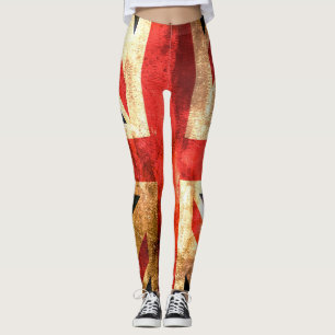 Legging Sinalizador de bandeira da bandeira da União