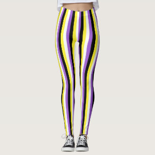 Legging Sinalizador de Ordenação Não Binária Vertical
