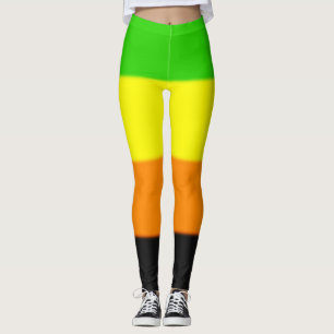 Legging Sinalizador do Orgulho Aromântico de Queda