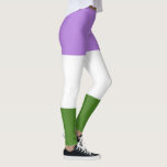 Legging Sinalizador do Orgulho do Genderqueer LGBTQ<br><div class="desc">Sinalizador LGBTQ do Orgulho do Genderqueer Sinalizador LGBTQIA LGBT. A bandeira do excelente para celebrar o Mês do Orgulho apresenta cores brilhantes de bandeira do arco-íris. Excelente para o dia de graduação.</div>