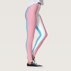 Legging Sinalizador do Orgulho Transgênero - Arco-Íris LGB