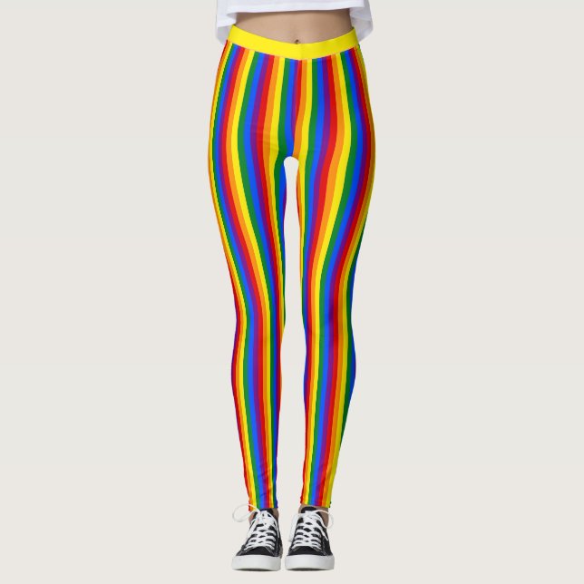 Legging Sinalizador e Orgulho Arco-Íris, comunidade LGBT/V (Frente)