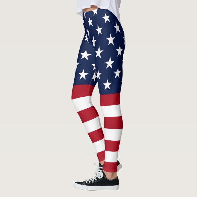 Legging Sinalizador Star Spangled EUA (Esquerda)