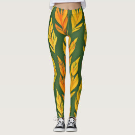 Legging Sinfonia de Folha Automática
