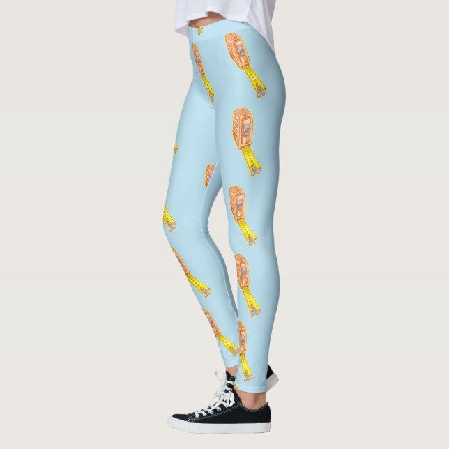 Legging Sistema métrico de medida de fita (Esquerda)