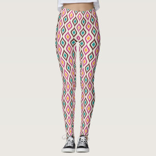 Legging SKAYMARTS Pernas de Design boho multicolorido
