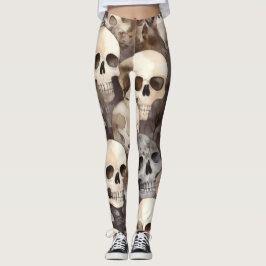 Legging Skulls Spookcolor Halloween