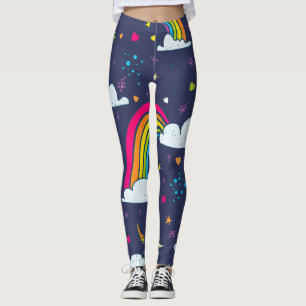 Legging Sky with Sun and Rainbows