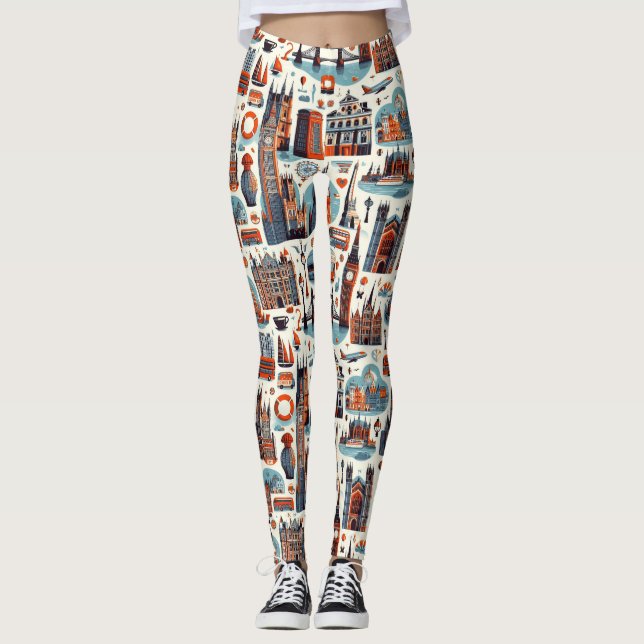 Legging Skyline Chic Londres (Frente)