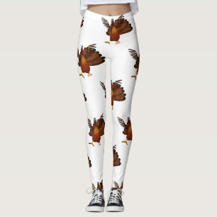 Legging SlipperyJoe's Ação de Graças goble responsavelment