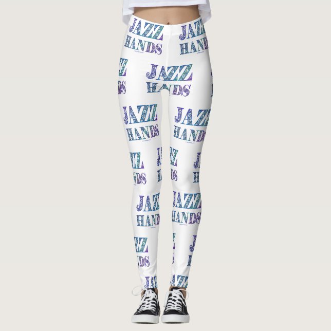 Legging SlipperyJoe's musical da Broadway Jazz Hands cabar (Frente)