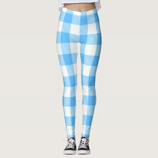 Legging Slow-Living Summer Sky Plaid (Frente)
