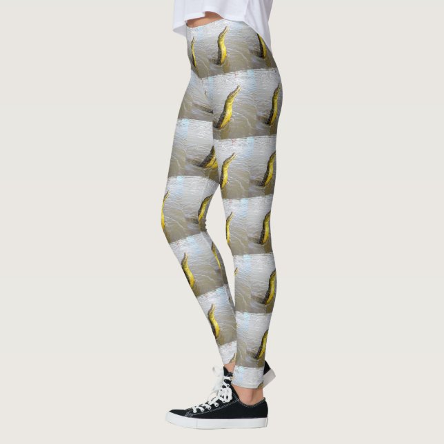 Legging Snappers Assustadores: O Salto do Crocodilo, (Esquerda)