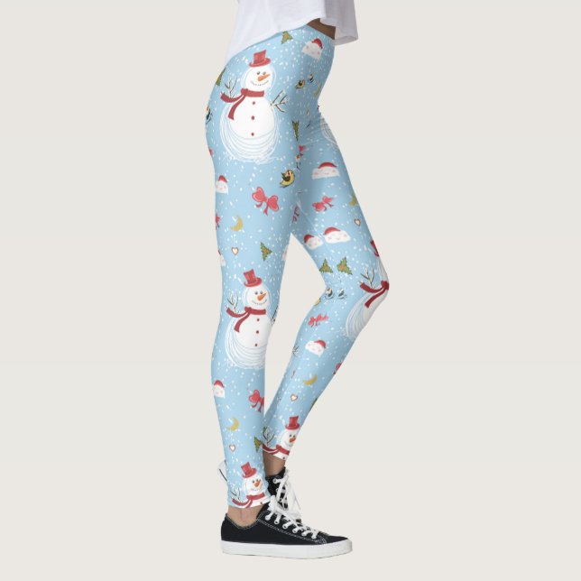 Legging Snowman de Natal (Direita)
