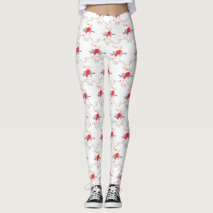 Legging Só passeando no Sloth Christmas