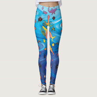 Legging Sob o mar