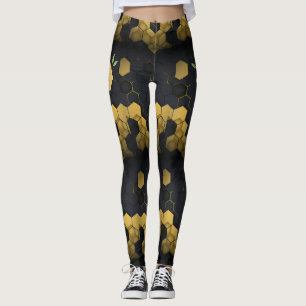 Legging Sobrevoo exclusivo do criador de abelhas Dourado e