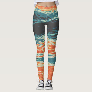 Legging Sol/Oceano/Onda/Mar