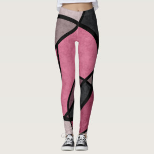 Legging Sol rosa, abstrato