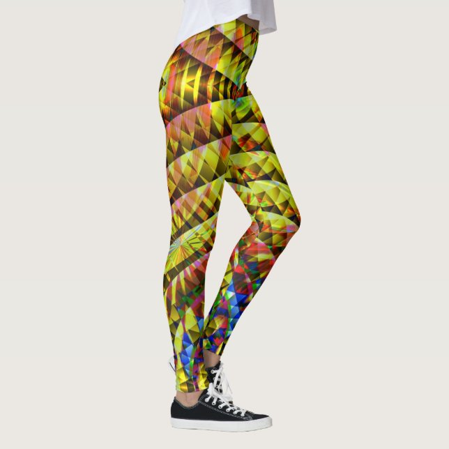 Legging Sol Tribal Psicodélico V1 (Direita)