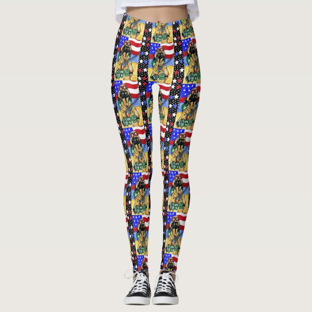 Legging Soldado Dachshund (Frente)