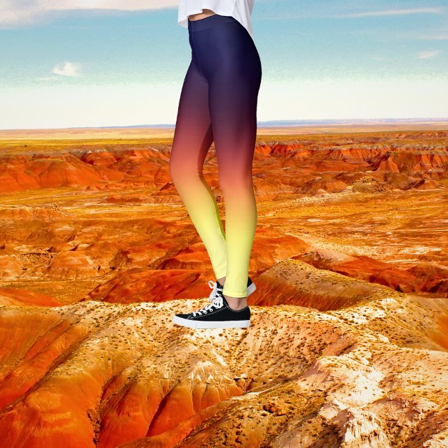 Legging Sombra de Maçã Crocante Ombre Tie Dye (Criador carregado)