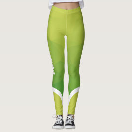 Legging Sombras verdes com nome moderno