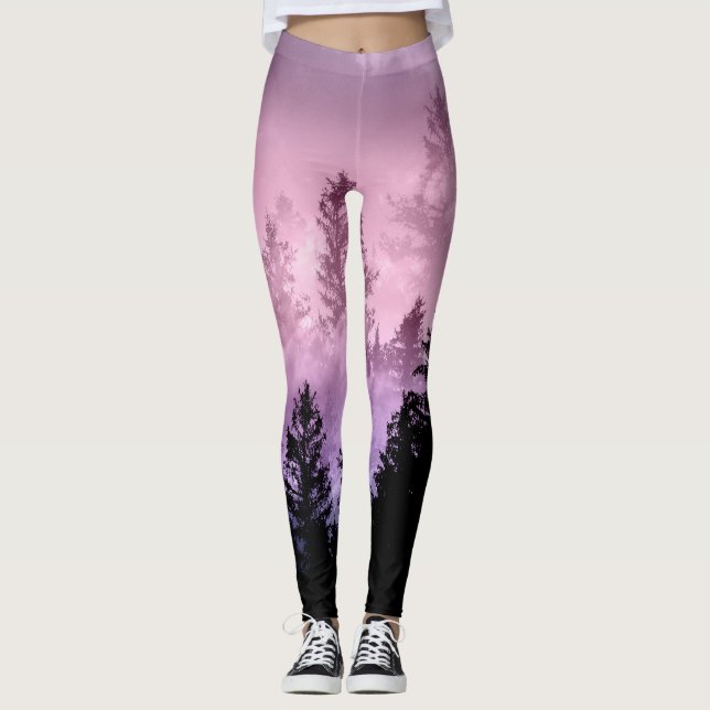 Legging Sonho em Floresta Unicórn #1 #sonhador #parede #ar (Frente)