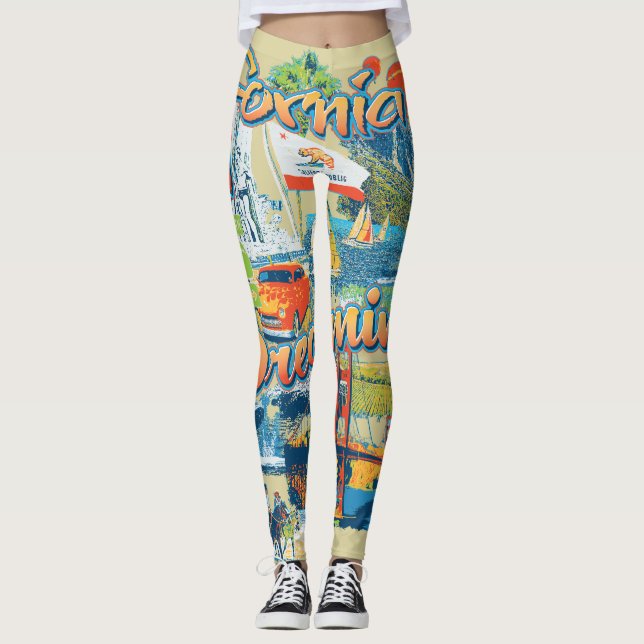 Legging Sonho na Califórnia (Frente)