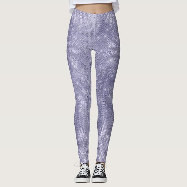 Legging Sonho Roxo Sparkle (Frente)