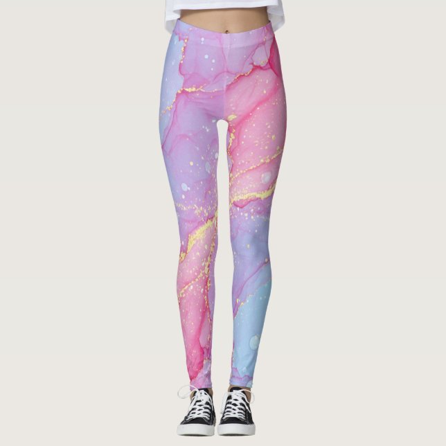 Legging Sonhos de algodão doce (Frente)