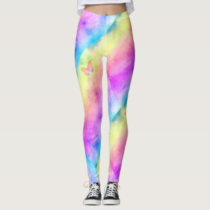 Legging [Sonhos de Aquarela] Cartazes Moles de Pastel