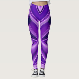 Legging Sonhos de Arco-Íris de Flor Roxo