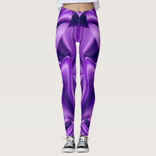 Legging Sonhos de Arco-Íris de Flor Roxo