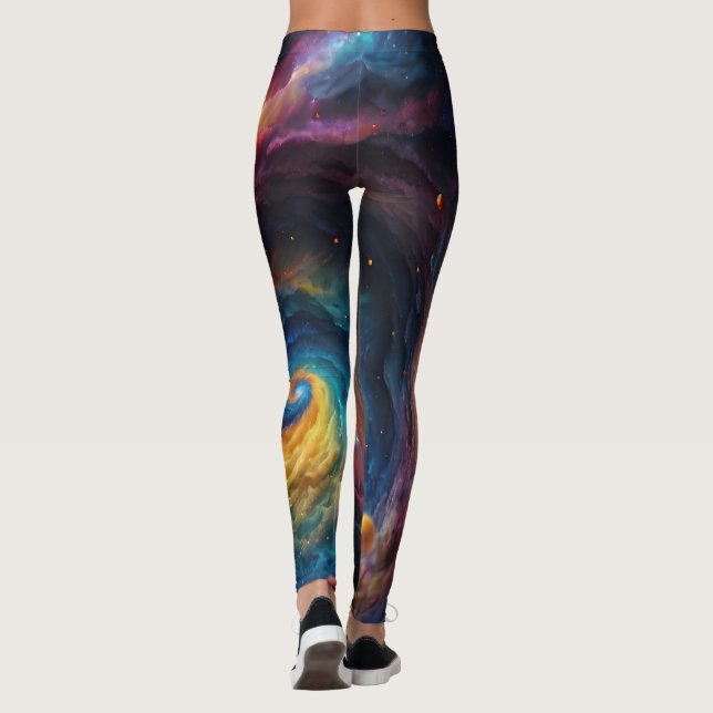 Legging Sonhos de Galáxia (Verso)