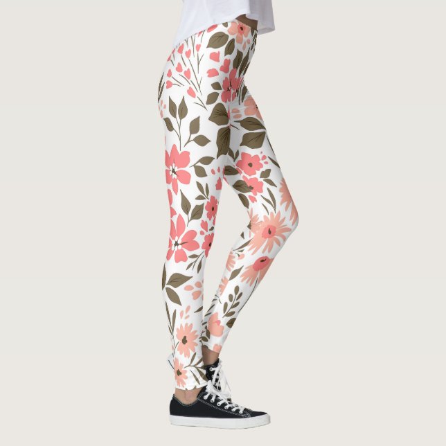 Legging Sonhos Florais Macios (Direita)