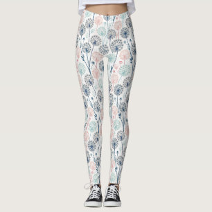 Legging Sonhos Pastel Dandelion - Floral Whimsical
