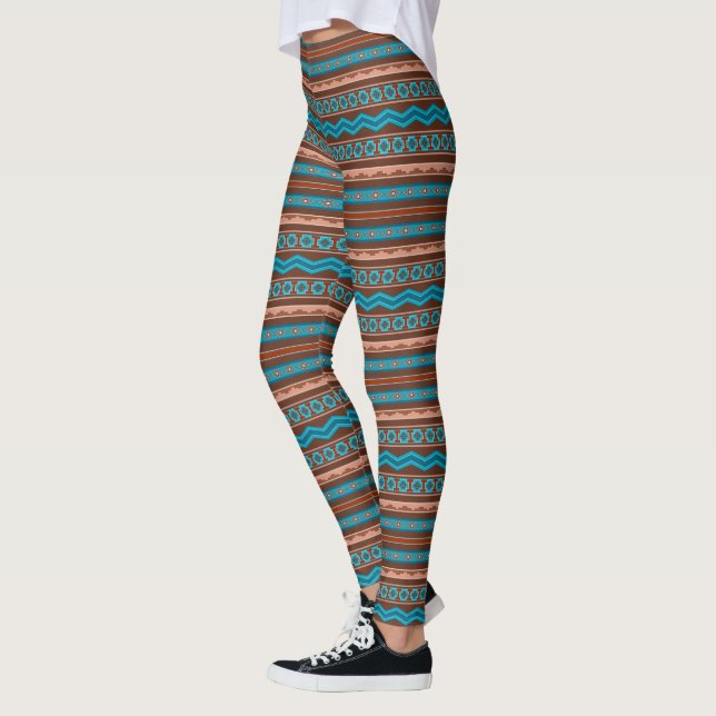 Legging Southwest Style Geometric Cameron Gorge Design (Esquerda)