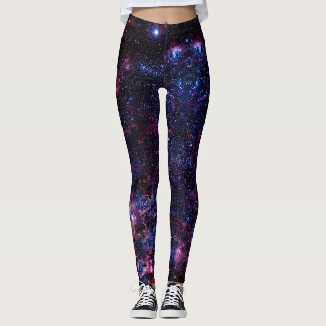Legging Space Universe - Power yoga Ir (Frente)