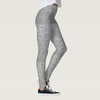 Legging Sparkles de prata do brilho