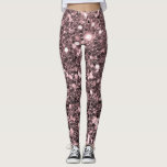 Legging Sparkles Dourados cor-de-rosa do brilho do falso<br><div class="desc">Grande brilho cor-de-rosa glamoroso do falso do ouro.
NOTE POR FAVOR: Estes são gráficos impressos plano - nenhumas peças levantadas.</div>