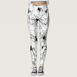 Legging Spiderweb Pattern Halloween 