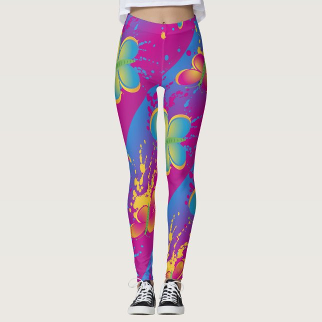 Legging Splash da Borboleta (Frente)